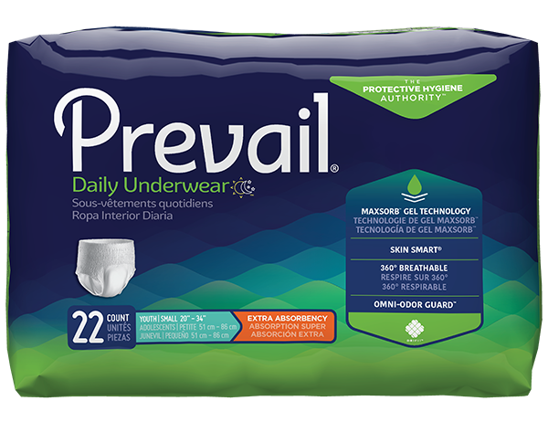 Prevail Per-Fit Unisex Adult Absorbent Underwear Prevail Per-Fit Pull On  with Tear Away Seams 2X-Large Disposable Heavy Absorbency, 48 EA/CS - First  Quality PF-517 CS - Betty Mills